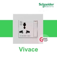 Schneider Vivace 13A Universal Socket