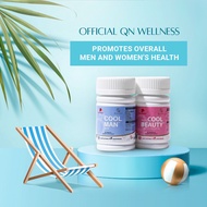 [TRAVEL KIT] QN Wellness - Cool man & Cool Beauty - 100% Plant Based Travel Set- 25 Tablets