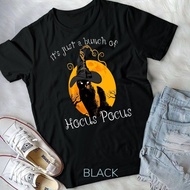 Cat Moon Funny Halloween Costume Bunch Of Hocus Pocus Unisex T-Shirt