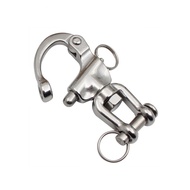 Stainless Steel316Forked Rotating Spring Shackle snap shackle Quick Release Hand Pull Shackle K9PV