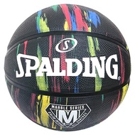 7.SPALDING 斯伯丁 大理石系列 7號籃球-黑彩