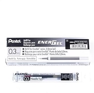 Pentel Refill Ink for EnerGel RTX Retractable Liquid Gel Pen Extra Fine Line Needle Tip, 12 Pack, 0.3mm, Black (LRN3-A)