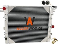 ALLOYWORKS Aluminum Radiator for 2007-2015 Jeep Wrangler JK 3.6L 3.8L V6 Engines 41-2957A