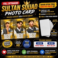 Sultan squad Sptratori photocard (50 pcs)