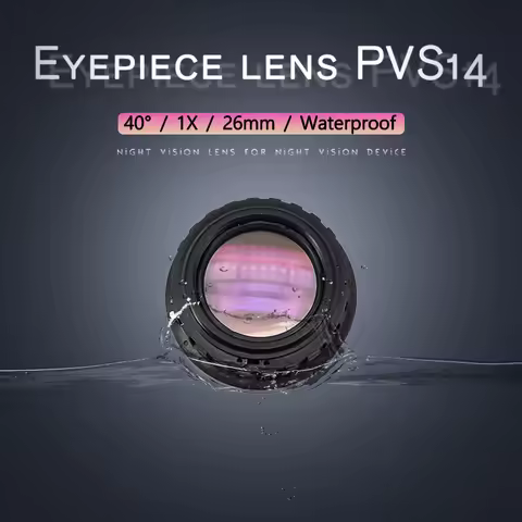 PVS14 Night Vision Lens Eyepiece Lens 40° 26mm 1X Eyepiece PVS Night Vision Lens Night Vision Sight 