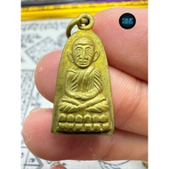 龙婆托第一人 阿赞tim龙婆托自身佛牌，沧海寺（Wat Chang Hai），顶级避险 保平安 “塔莱松”版本（Thale Sung），佛历2508年（1965年），镀金材质，6瓣莲花座，流行模，冠军