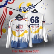 2026 s 68th Independence Day long sleeve T shirt full sublimation quick dry T shirt Streetwear 68th 