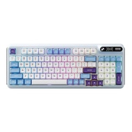 WIRELESS KEYBOARD (คีย์บอร์ดไร้สาย) ROYAL KLUDGE KZZI RKZ98 RAINBOW SWITCH RGB EN - NEZUKO PURPLE