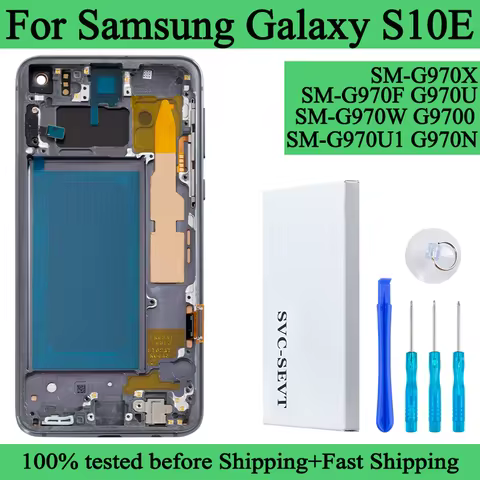 SM-G970F G970U 100% Tested Soft OLED Lcd For Samsung Galaxy S10E Display Touch Screen Digitizer Pane