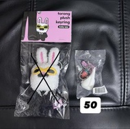 (順豐到付/旺角站交收) 全新 地球娛樂室 Biong Biong 羅PD Mimi Yujin Youngji Eunji 兔瓏 Keyring Agent Spy Torong Plush Key