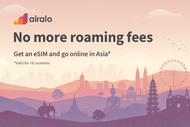 Regional Asia 1-100 GB eSIM by Airalo