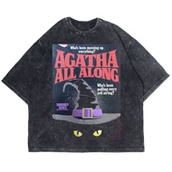 Patternmerch "agatha all along dark hold series" Oversize T-shirt | Washed tee | Vintage T-SHIRT