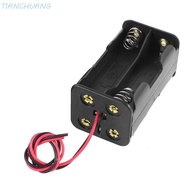TIANCHUANG AA Battery Holder Back To Back 6V 4 * AA Batteries Holder Case Case Box Double-deck Batte