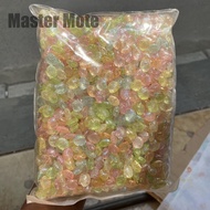 manik manik kerang rainbow mix warna bening 1pon