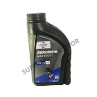 MESIN MOTORCYCLE ENGINE OIL 10W-30 10W-40 SILKOLENE MAX SCOOT 0.8ML 1 LITER