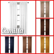 plain Geena curtain for window non ring curtain suksukan 72inches60inches