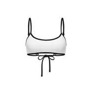 YUKARI SWIM | Halter Bikini White Slenderizing 2-Piece