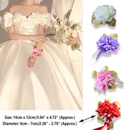 Beautiful Corsage Flower Bracelet for Elegant Bridesmaids for Wedding Events