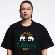 Beer Elephant Thai Drink T-Shirt Sing Lao Leo Tiger Carabaw Bali Gift From America Harajuku Design