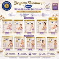 Drypers Signature Premium Diaper Tape/Pants (NB-XXL)