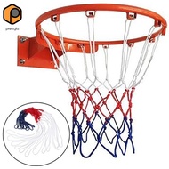prettyia Premium Basketball Net 12 Loops Basketball Hoop Basketball Rim Rainproof Sun