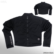 UNI-234 เสื้อครอปเเจ็คเก็ต Unique