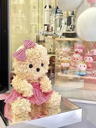 TeddyTales 莉娜熊 - 立體公仔永生花 / 繡球花永生花公仔 / 乾花 擺設 浪漫求婚 情人節禮物 新年禮物 生日禮物 聖誕禮物