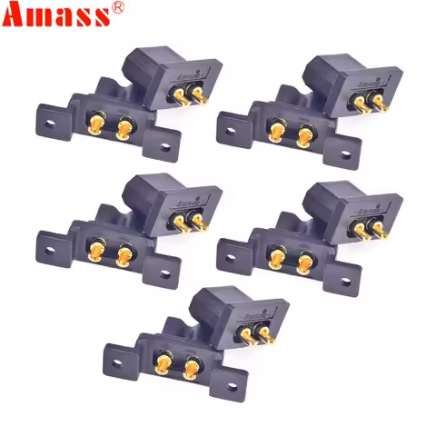 5pair Amass XT30G Plug Connector with Screws Male Female Can Fix XT30U Universal For RC Quadcopter F