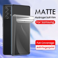 Matte Frosted Hydrogel Soft Film For Samsung Galaxy Note 20 S24 S23 S22 S21 S20 8 9 10 S10 S9 S8 A02 A03s A04 A04s A05 A05s A10 A10s A11 A12 A13 A14 A15 A20 A20s A21s A22 A23 A24 A25 A30 A30s A31 A32 A33 A34 A50 A50s A52 A53 A54 A72 A73 Screen Protector