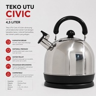 Electric Kettle Electric Kettle Storage Capacity 4.5 Liter UTU Civic