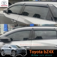 Toyota bZ4X 2026 Thick car glass rain shield, black version does not fade Prevent window rain and ve