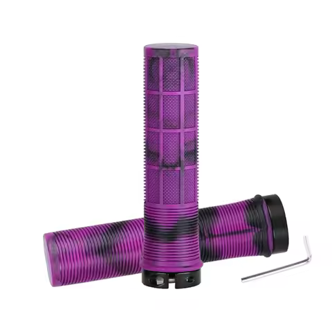 Durable DeathGrip Soft Rubber Bike Death Grip Single Locks Handlebar Grips Comfortable and Secure Fi