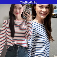 Women Striped Long Sleeve T-Shirt Number 6 Signature Stripe - Number 6 Long Sleeve - Signature Strip