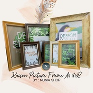 KAISON FRAME GAMBAR SAIZ A3, A4 & 4R / KAISON PICTURE FRAME SIZE A3, A4 & 4R