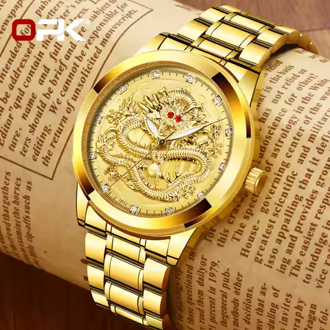 OPK 8111 Brand Jinlong Literal Men's Quartz Watch