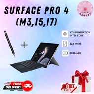 ORIGINAL WINDOWS MICROSOFT SURFACE PRO4 | m3,i5,i7 | 6Th Generation Intel Core | Used Ready Stock Ma