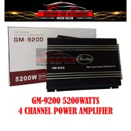 GM-9200 5200 Watt Amplifier 4 Channel Power Amplifier
