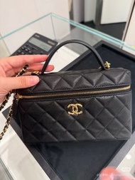 Chanel 26K 黑金 大CC logo LP