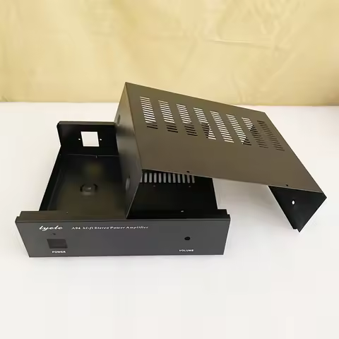 255*214*73MM Aluminum Power Amplifier Chassis Shell A94 Power Amplifier Class A Power Amplifier AMP 