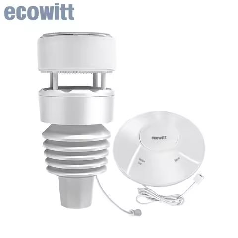 Ecowitt GW2001 Wittboy Weather Station, Includes GW2000 IoT Wi-Fi Gateway and WS90 7-in-1 Outdoor So