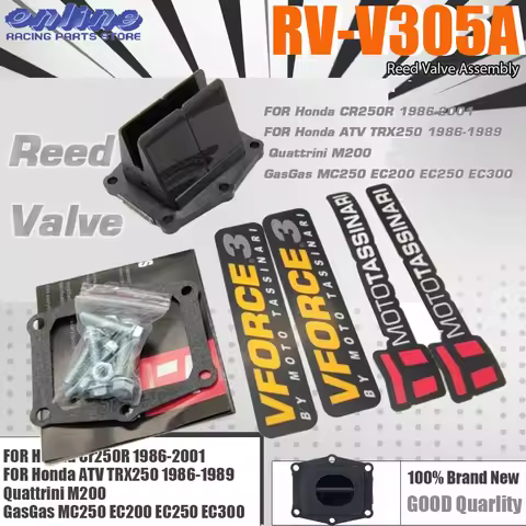 V305A Vforce 3 Reed Valve System For Honda Quattrini M200 CR250R V Force Reeds ATV TRX250 Gas Gas MC