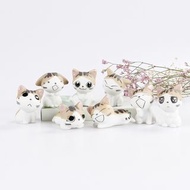 景德鎮日式創意家居陶瓷小擺件可愛貓咪起司貓桌面客廳裝飾工藝品857498