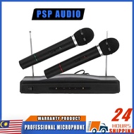 Professional Karaoke Wireless Microphone System KTV Dual Handheld 2 x Mic