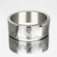 意大利硬幣戒指 100 里拉 1975 年男士硬幣戒指 女士硬幣戒指