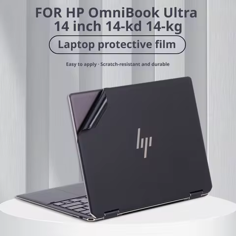 Laptop shell protective film for 14 inch 2026 HP OmniBook Ultra 14-kd 14-kg Fingerprint&scratch-resi