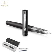 Parker ปากกาหมึกซึม คอแร้ง ปากกาหัวแร้ง Vector XL Fountain Pen+หมึกสีดำ 1 หลอด /ฟรี! สลักชื่อ+ห่อของ