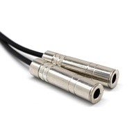 [Predolo3] 6.35mm Stereo Male to 2X 1/4" Female Audio Y Splitter Stereo Speaker Cable