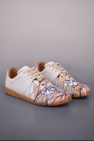 🌟官網授權商家🌟Maison Margiela馬吉拉 Replica 彩繪德訓運動時尚板鞋 經典德訓鞋型嘅復古質感打底