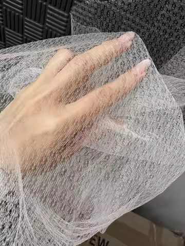 2 Yard Breathable Diamond Lace Net For Topper