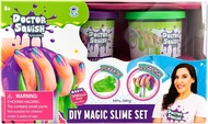 Doctor Squish - Magic Slime Double Set - Green and Purple - 280 g Doctor Squish - Magic Slime Double